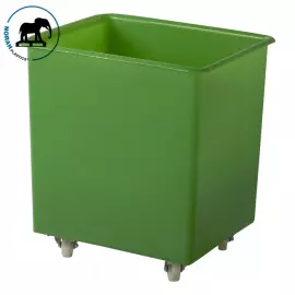 PAFEN 6x Euro Stapelbox Bruno Eco Blau Grün Euro-Box Stapelkasten 28L