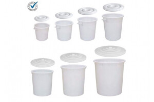 Rundbehälter, Kunststoff-Tonnen. Langlebig und lebensmittelecht!