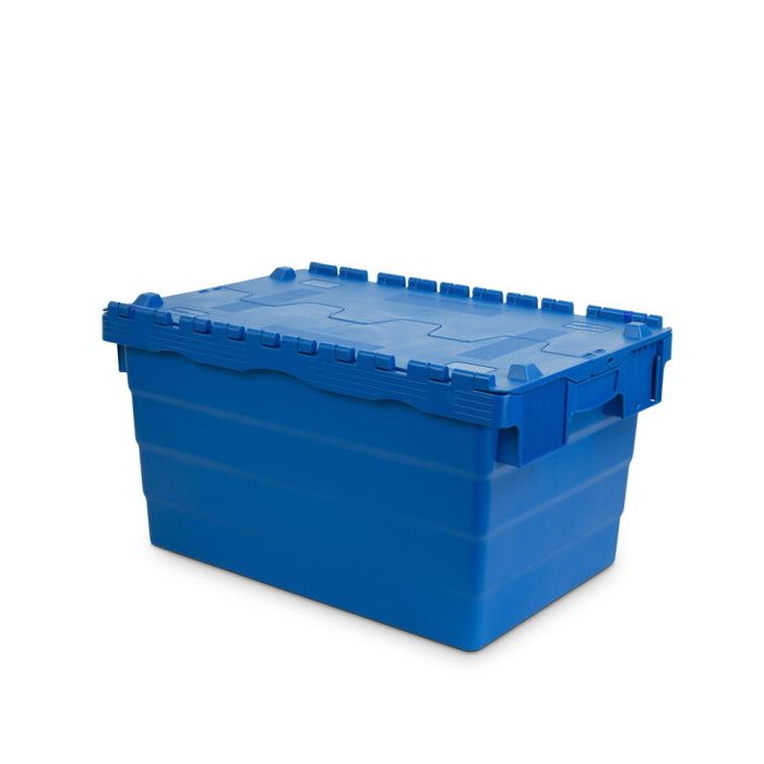 Mehrwegbehälter mit Deckeln 60x40x32cm, Inhalt 54 Liter, NORAH Plastics Mehrwegbehälter mit Deckeln 60x40x32cm, Inhalt 54 Liter, NORAH Plastics