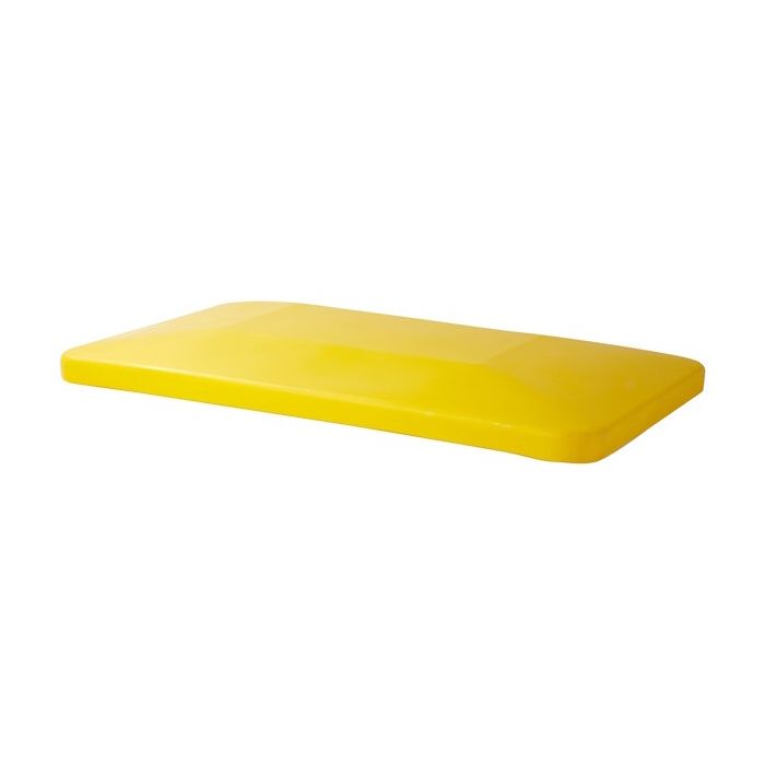 Gelber Deckel für Kunststoff Rollwagen 450 Liter, NORAH Plastics