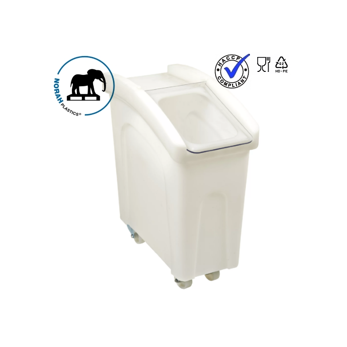 Zutatenwagen mit Klapp-Deckel, 60x28x73cm, Inhalt 65 Liter, HDPE, NORAH Plastics. Zutatenwagen mit Klapp-Deckel, 60x28x73cm, Inhalt 65 Liter, HDPE, NORAH Plastics.