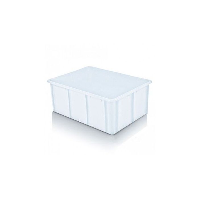 Stapelbehälter aus HDPE 80x60x22cm, Inhalt 80 Liter mit Abgerundeten Ecken, NORAH Plastics Stapelbehälter aus HDPE 80x60x22cm, Inhalt 80 Liter mit Abgerundeten Ecken, NORAH Plastics