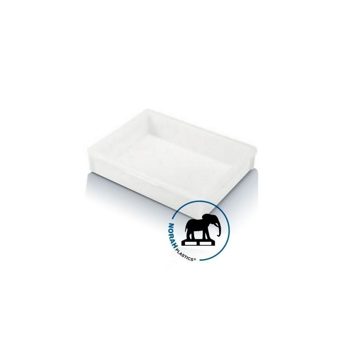 Stapelbak 46,5x36x8,2cm, inhoud 10 liter, glad design, NORAH Plastics Stapelbak 46,5x36x8,2cm, inhoud 10 liter, glad design, NORAH Plastics