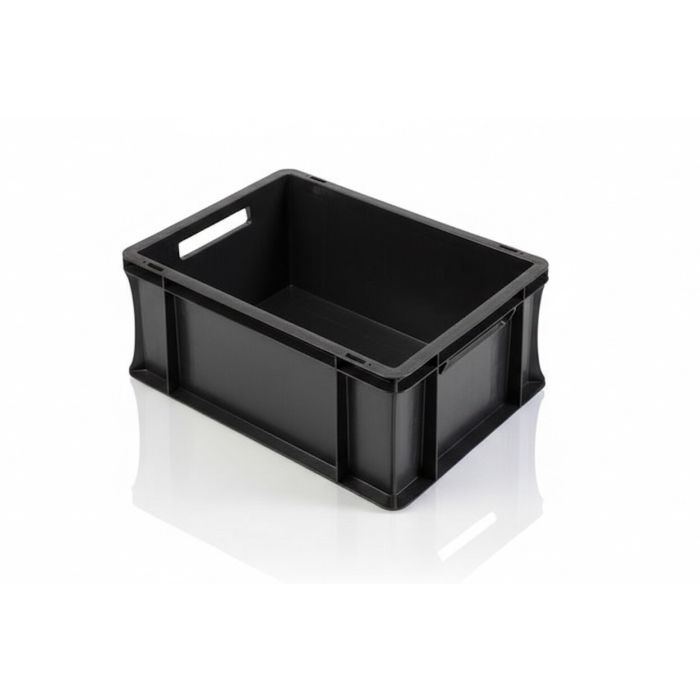 Schwarze Stapelbehälter 40x30x22cm, Inhalt 20 Liter, schwarz, NORAH Plastics Schwarze Stapelbehälter 40x30x22cm, Inhalt 20 Liter, schwarz, NORAH Plastics