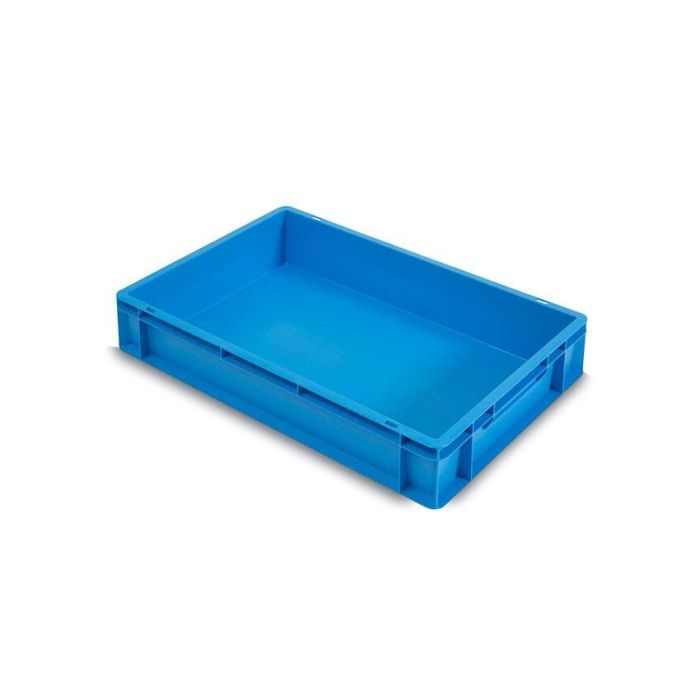 Stapelbehälter im Euroformat, 60x40x12m, Blau | NORAH Plastics