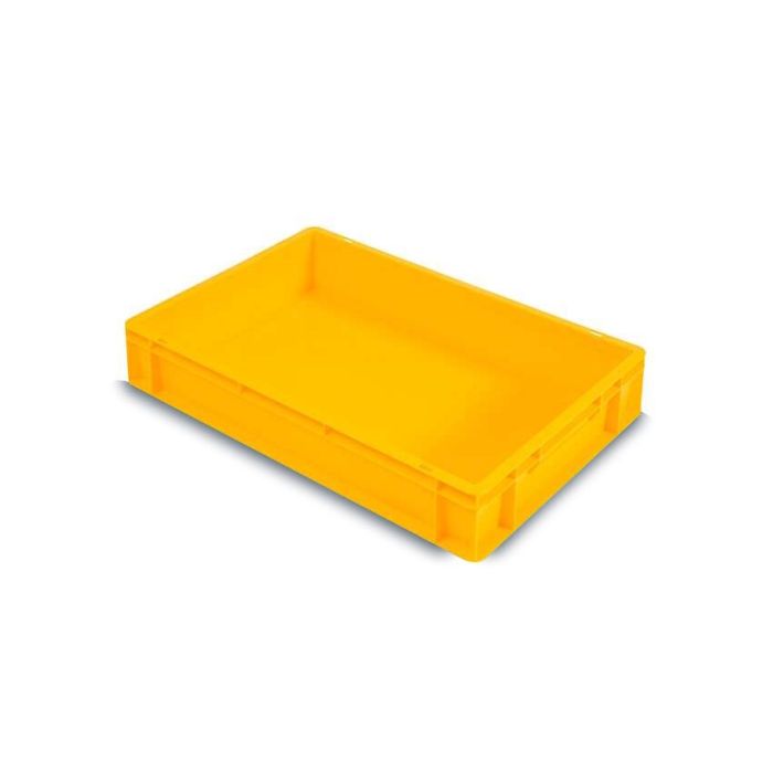 Farbige Euronorm, Stapelbehälter, 60x40x12cm, Gelb, Inhalt 20 liter, NORAH Plastics Farbige Euronorm, Stapelbehälter, 60x40x12cm, Gelb, Inhalt 20 liter, NORAH Plastics