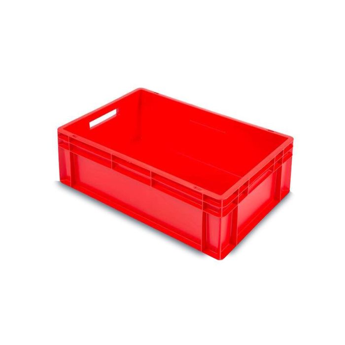 Rote Stapelboxen, 60x40x22cm, Inhalt 45 Liter, NORAH Plastics Rote Stapelboxen, 60x40x22cm, Inhalt 45 Liter, NORAH Plastics