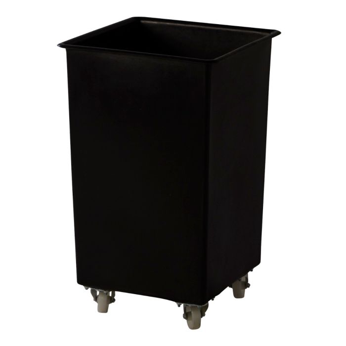 Großbehälter mit rollen, 120 Liter, Schwarz, NORAH Plastics Großbehälter mit rollen, 120 Liter, Schwarz, NORAH Plastics