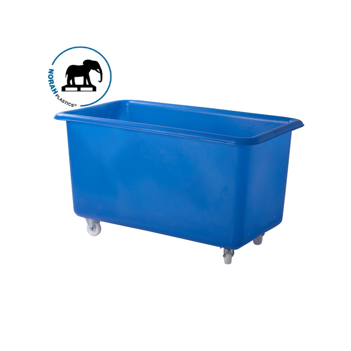 Waswagens, 450 liter, Blauw, NORAH Plastics Waswagens, 450 liter, Blauw, NORAH Plastics
