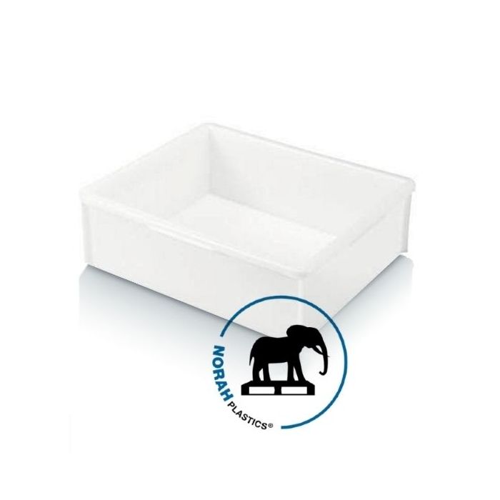 Stapelbehälter 52x45,5x17cm, Inhalt 30 Liter, glattes Design, NORAH Plastics Stapelbehälter 52x45,5x17cm, Inhalt 30 Liter, glattes Design, NORAH Plastics