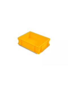 Euro-Stapelbehälter, 40x30x12cm, Inhalt 10 Liter, gelb, NORAH Plastics