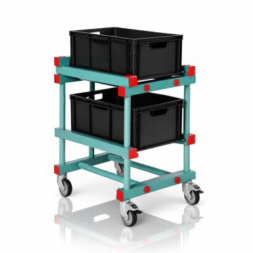 Beistellwagen für Eurobehälter, NORAH Plastics