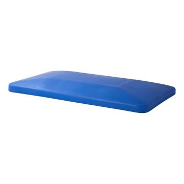 Blauer Deckel für Kunststoff Rollwagen 450 Liter, NORAH Plastics