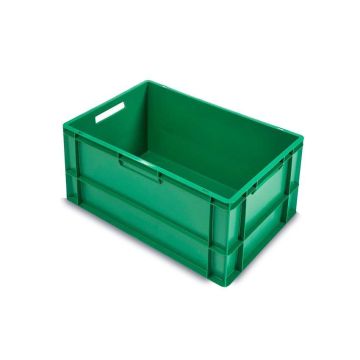 Grüner Eurobox, 60x40x32cm, Inhalt 66 Liter, PP, NORAH Plastics