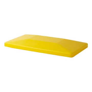 Gele deksel passend voor transportwagen 227 liter, NORAH Plastics