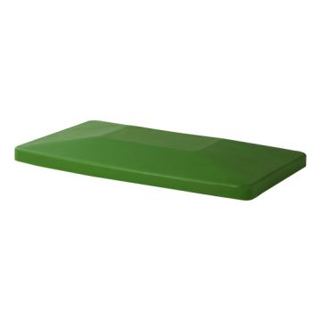 Grüner Deckel für Kunststoff Rollwagen 227 Liter, NORAH Plastics