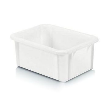 Stapelbehälter 40x30x16,5cm, Inhalt 12 Liter mit Abgerundeten Ecken