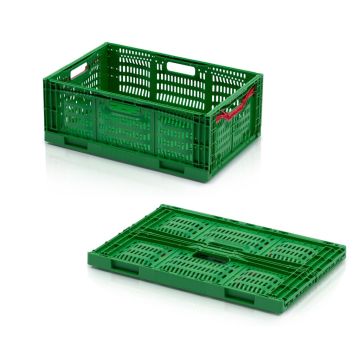 Klappbehälter 60x40x23cm, Inhalt 44 Liter,  Distri-Box-Fresh, NORAH Plastics
