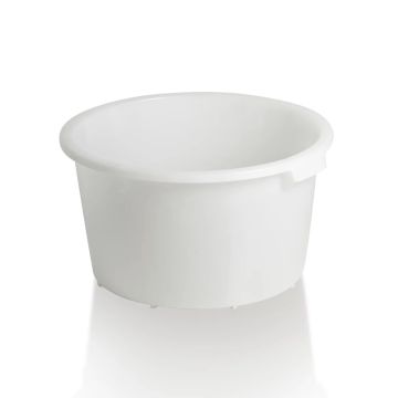 Bottich HDPE weiß, rund 85 L, HDPE, NORAH Plastics