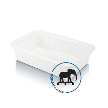 Nestbehälter 61x44x15cm, Inhalt 25 Liter, glattes Design, NORAH Plastics