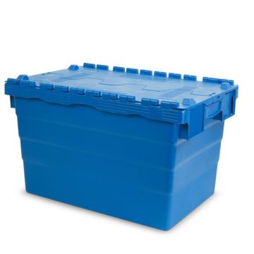 Mehrwegbehälter mit Deckel 60x40x36,5cm, Inhalt 68 Liter, NORAH Plastics