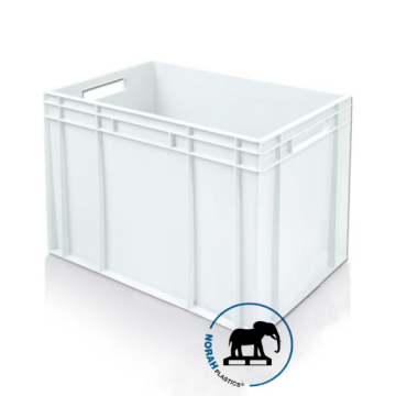 Stapelkästen 60x40x41cm, Inhalt 80 Liter, HDPE, NORAH Plastics