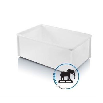 Stapelbehälter 58x36x22cm, Inhalt 35 Liter, glattes Design
