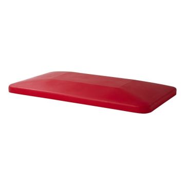 Roter Deckel für Kunststoff Rollwagen 450 Liter, NORAH Plastics