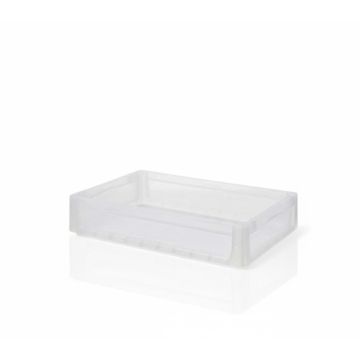 Transparante Stapelboxen 60 x 40 x 12,5 cm, Inhalt 24 Liter, transparent, NORAH Plastics