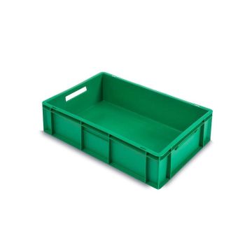 Grünes Stapelbox, Euronorm, 60x40x17cm, Geschlossen, PP, NORAH-Plastics