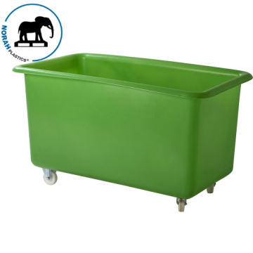 Kunststoff Rollwagen 141x78x79cm, Inhalt 450 Liter, Grün, NORAH Plastics