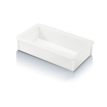 Stapelbehälter 45x25,5x11cm, Inhalt 8 Liter, glattes Design