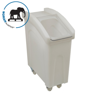 Zutatenwagen mit Klapp-Deckel, 60x38x73cm, Inhalt 90 liter, NORAH Plastics