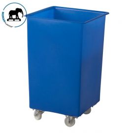 Mehrzweckbehälter mit Rollen, 120 Liter, Blau, NORAH Plastics