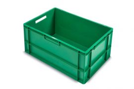 Grüner Eurobox, 60x40x32cm, Inhalt 66 Liter, PP, NORAH Plastics