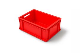 Eurobox im Euroformat 40x30x22cm, Rot, NORAH Plastics