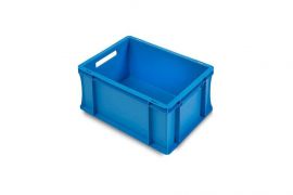 Farbige Euroboxen 40x30x22cm, Blau, NORAH Plastics