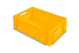 Stapelbox, 60x40x22cm, Inhalt 45 Liter, Gelb, PP, NORAH Plastics