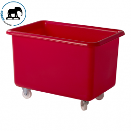 Verrijdbare transportbak, 340 liter, Rood, NORAH Plastics