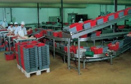 Drehstapelbehälter Produktion