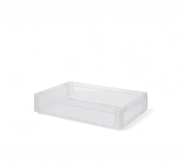 Transparente Stapelbox 60x40x12cm